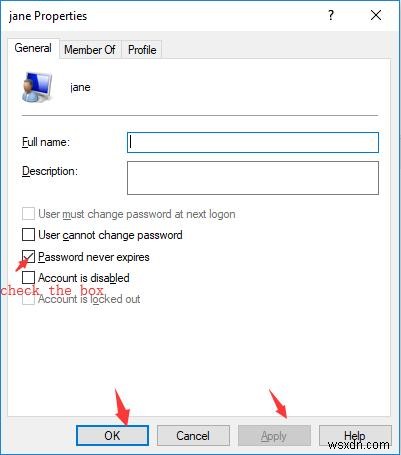 पासवर्ड समाप्ति अनुस्मारक को अक्षम कैसे करें Windows 10 