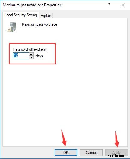 पासवर्ड समाप्ति अनुस्मारक को अक्षम कैसे करें Windows 10 