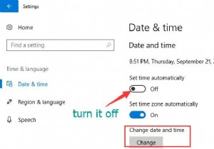 फिक्स्ड:विंडोज 10 पर समय सिंक और अपडेट नहीं होगा 