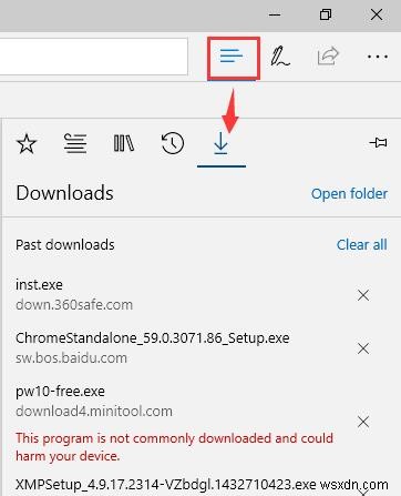 Microsoft Edge के लिए डाउनलोड फ़ाइलें कैसे प्रबंधित करें 
