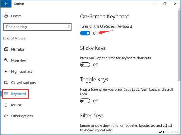 विंडोज 10 पर ऑन-स्क्रीन कीबोर्ड कैसे खोलें 