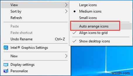 विंडोज 10 पर डेस्कटॉप आइकन को बाएं से दाएं कैसे बदलें 