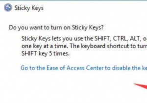 विंडोज 10 पर स्टिकी की को कैसे चालू या बंद करें 