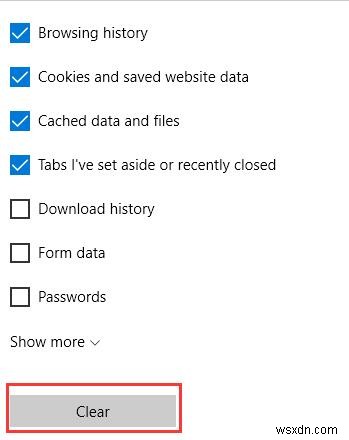 Microsoft Edge में इतिहास, कैशे, डेटा, कुकीज़ को कैसे साफ़ करें? 