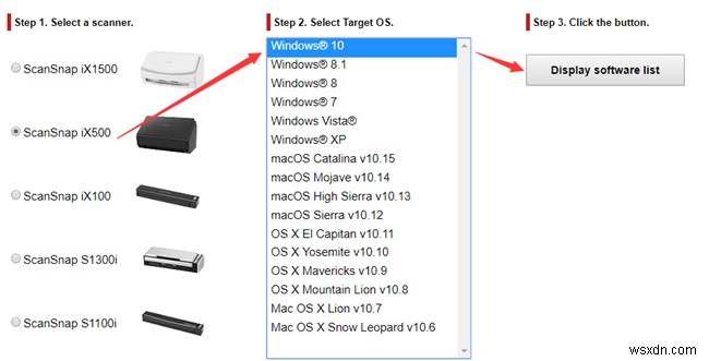 विंडोज 10, 8, 7 . के लिए स्कैन स्नैप iX500 ड्राइवर डाउनलोड करें 