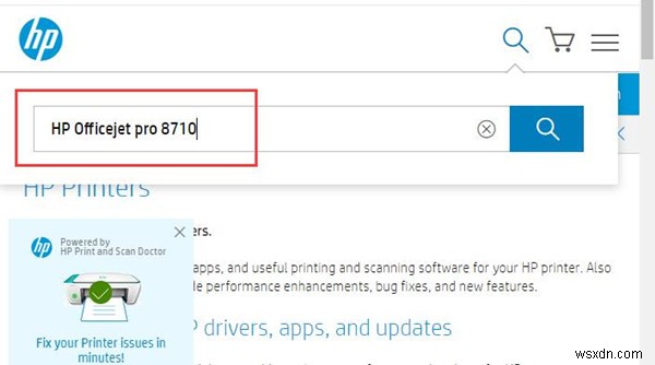 विंडोज 10, 8, 7 के लिए एचपी ऑफिसजेट प्रो 8710 ड्राइवर डाउनलोड करें 