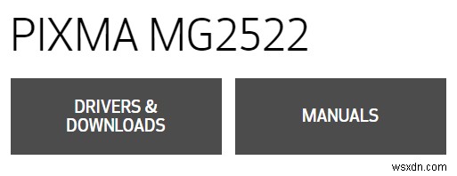कैनन PIXMA MG2522 ड्राइवर विंडोज 10, 8.1, 8, 7 के लिए डाउनलोड करें 
