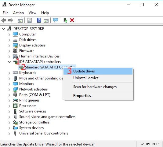 डाउनलोड मानक SATA AHCI नियंत्रक ड्राइवर्स Windows 10 