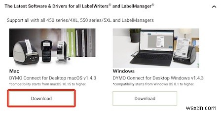 विंडोज 11, 10, 7 और मैक के लिए DYMO LabelWriter 450 ड्राइवर डाउनलोड और अपडेट करें 
