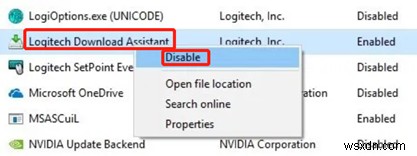 स्टार्टअप से लॉजिटेक डाउनलोड असिस्टेंट को डिसेबल कैसे करें 