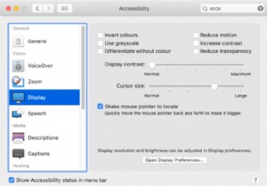 macOS Mojave:अपने माउस के कर्सर को बड़ा कैसे करें? 