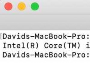 टर्मिनल के माध्यम से अपना मैक सीपीयू स्पेक्स कैसे प्राप्त करें 