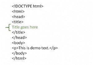 HTML दस्तावेज़ शीर्षक को परिभाषित करने के लिए  शीर्षक  टैग का उपयोग कैसे करें? 