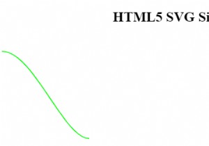 HTML5 SVG के साथ साइन वेव्स कैसे ड्रा करें? 