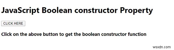 जावास्क्रिप्ट बूलियन कंस्ट्रक्टर संपत्ति 