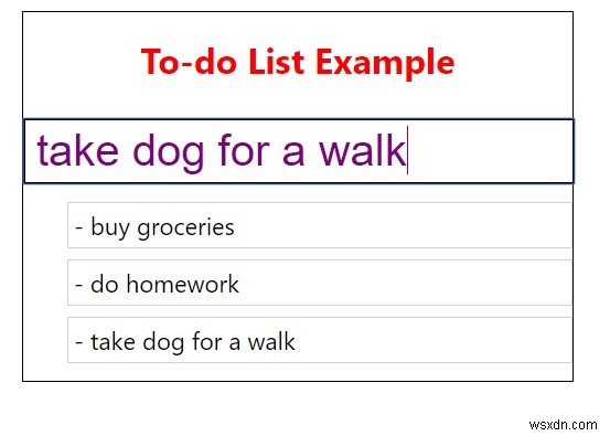 CSS और JavaScript के साथ टू-डू लिस्ट कैसे बनाएं? 