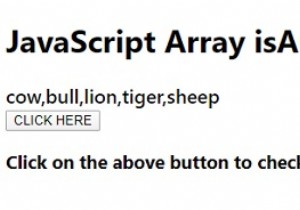 जावास्क्रिप्ट Array.isArray () विधि 