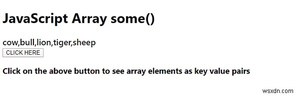 array.entries() जावास्क्रिप्ट में विधि। 