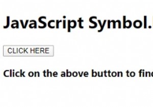 JavaScript Symbol.keyFor() फ़ंक्शन 