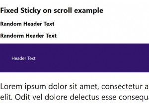 सीएसएस और जावास्क्रिप्ट के साथ स्क्रॉल पर एक निश्चित/चिपचिपा शीर्षलेख कैसे बनाएं? 