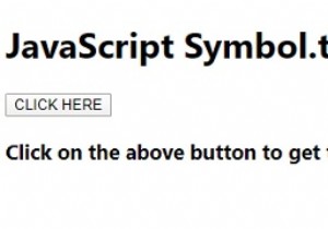JavaScript Symbol.toStringTag प्रतीक 