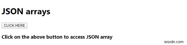 जावास्क्रिप्ट JSON सरणियाँ 