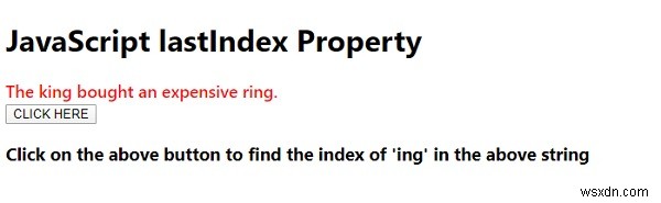 जावास्क्रिप्ट लास्टइंडेक्स प्रॉपर्टी 