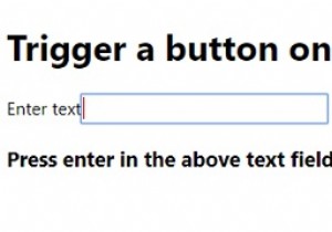 जावास्क्रिप्ट ENTER कुंजी पर एक बटन को ट्रिगर करता है 