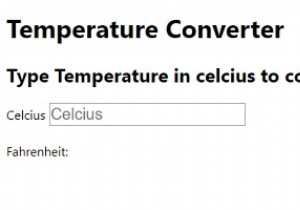 एचटीएमएल और जावास्क्रिप्ट के साथ तापमान कनवर्टर कैसे बनाएं? 