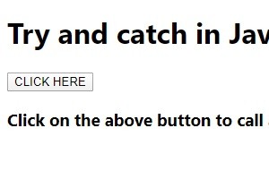 जावास्क्रिप्ट में ट्राई एंड कैच स्टेटमेंट को उदाहरण सहित समझाएं। 
