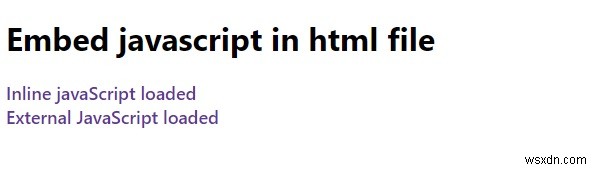 HTML फ़ाइल में JavaScript कैसे एम्बेड करें? 