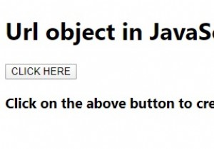 जावास्क्रिप्ट का उपयोग करके URL ऑब्जेक्ट कैसे बनाएं? 