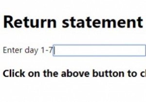 क्या हमारे पास जावास्क्रिप्ट स्विच स्टेटमेंट में रिटर्न स्टेटमेंट हो सकता है? 