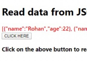 कैसे जावास्क्रिप्ट का उपयोग कर JSON सरणी से डेटा पढ़ने के लिए? 