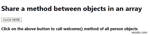 क्या हम एक सरणी में जावास्क्रिप्ट ऑब्जेक्ट्स के बीच एक विधि साझा कर सकते हैं? 