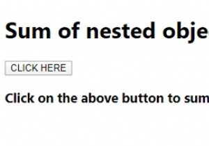 जावास्क्रिप्ट का उपयोग करके ऐरे में नेस्टेड ऑब्जेक्ट मानों का योग 