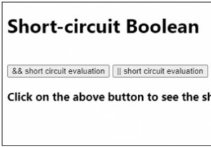 जावास्क्रिप्ट - बूलियन में शॉर्ट-सर्किटिंग 