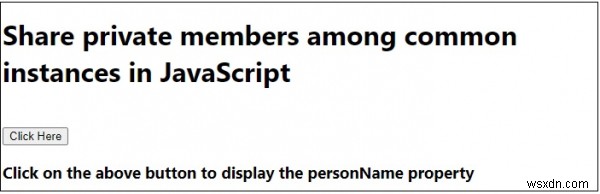 जावास्क्रिप्ट में सामान्य उदाहरणों के बीच निजी सदस्यों को कैसे साझा करें? 