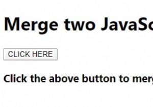 दो जावास्क्रिप्ट ऑब्जेक्ट्स को कैसे मर्ज करें? 