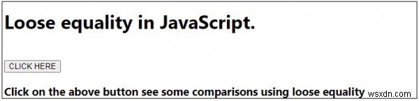 जावास्क्रिप्ट में ढीली समानता 