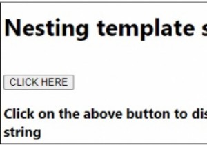 जावास्क्रिप्ट में नेस्टिंग टेम्पलेट स्ट्रिंग्स 