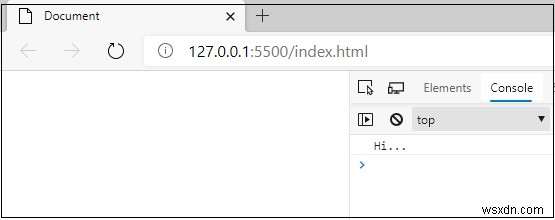 जावास्क्रिप्ट में index.html पेज से एसिंक्रोनस कोड को कॉल करना? 