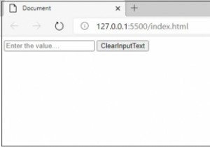 जावास्क्रिप्ट में बटन क्लिक करने के बाद मेरा टेक्स्टफील्ड खाली कैसे करें? 