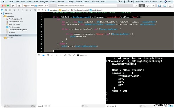 आईफोन/आईओएस में JSON ऑब्जेक्ट का विश्लेषण कैसे करें? 