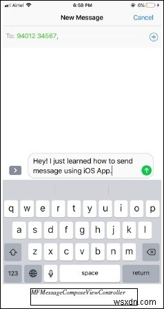आईओएस एप्लिकेशन विकसित करते समय आपको एक ऐसा परिदृश्य मिल सकता है जहां आपको एक टेक्स्ट संदेश भेजने की आवश्यकता होती है और आप क्यों परेशान होंगे? कैसे? और क्या? 