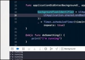 अपने iOS ऐप में बैकग्राउंड में टाइमर कैसे चलाएं 