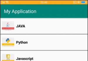 एंड्रॉइड में लिस्ट व्यू में छवियों और टेक्स्ट की सूची कैसे प्रदर्शित करें? 