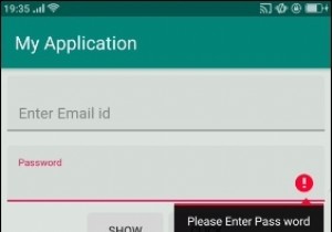एंड्रॉइड में छिपाने और देखने के पासवर्ड के बीच कैसे स्विच करें 