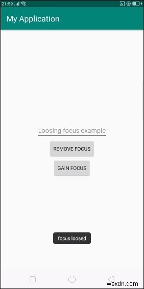 मुझे कैसे पता चलेगा कि एक संपादन टेक्स्ट एंड्रॉइड में फोकस खो देता है? 