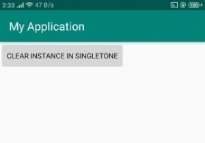 एंड्रॉइड में सिंगलटन में हैशमैप कैसे स्टोर करें? 